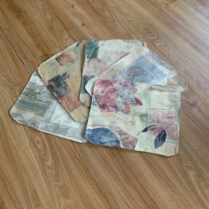 Handmade upcycled placemats set of 5